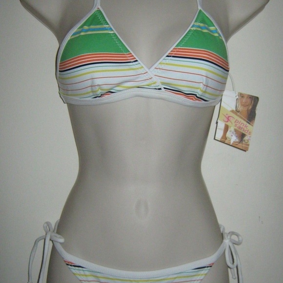 2 Piece Racer Back Bikini Swimsuit - Picture 1 of 6